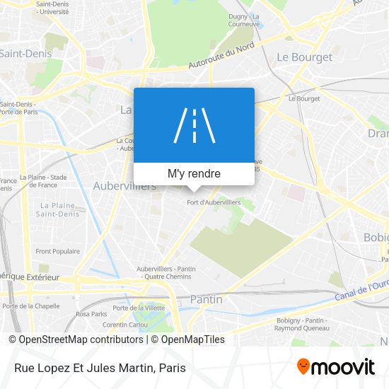 Rue Lopez Et Jules Martin plan