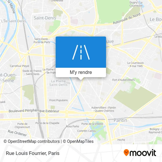 Rue Louis Fourrier plan