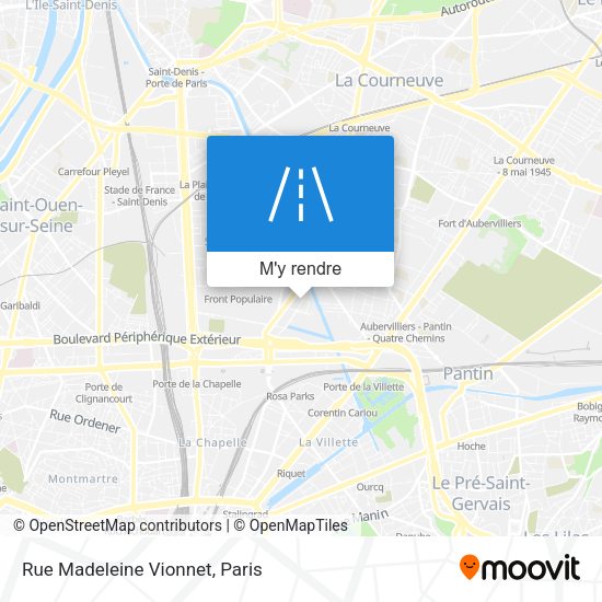 Rue Madeleine Vionnet plan