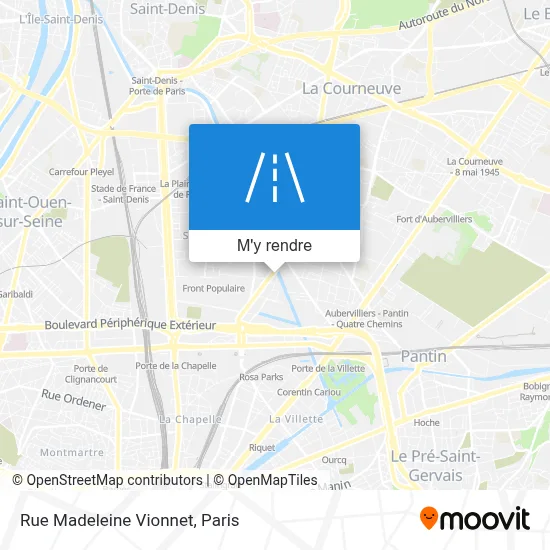 Rue Madeleine Vionnet plan