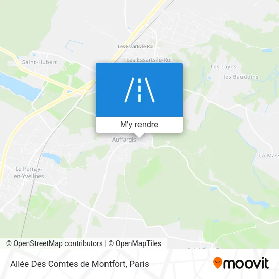 Allée Des Comtes de Montfort plan