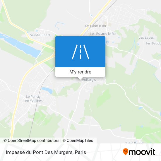 Impasse du Pont Des Murgers plan