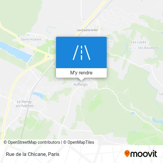 Rue de la Chicane plan