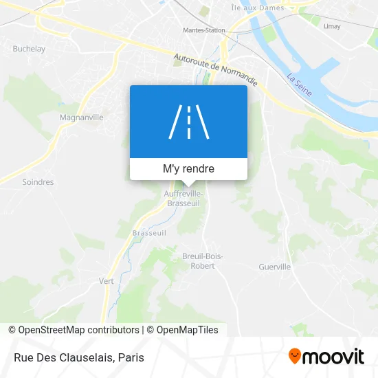 Rue Des Clauselais plan