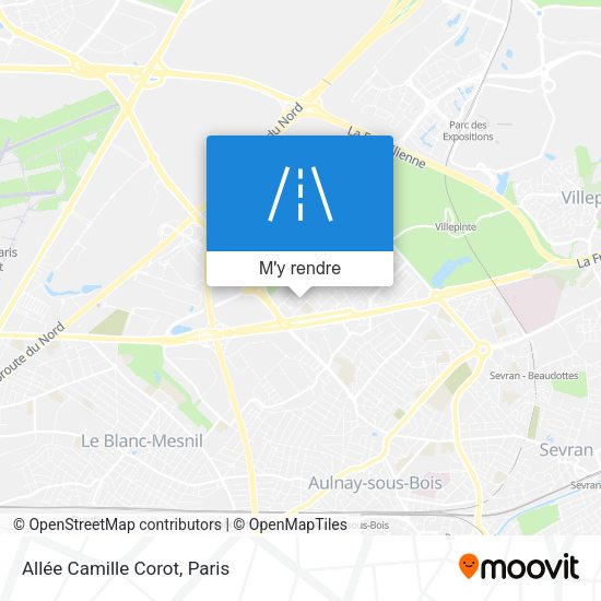 Allée Camille Corot plan
