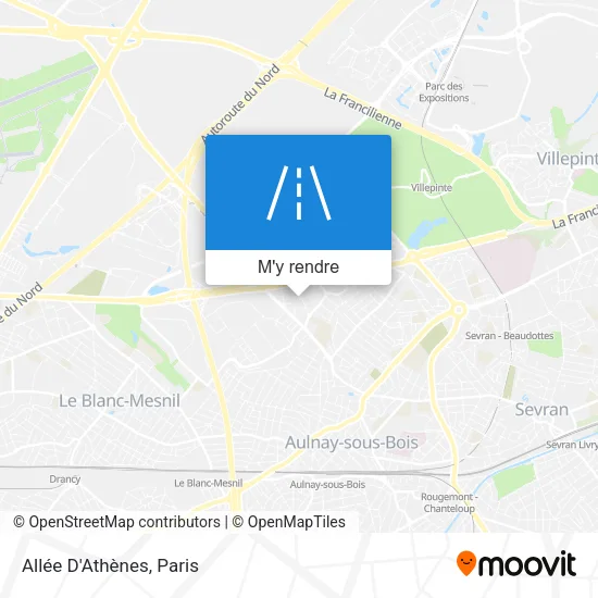 Allée D'Athènes plan