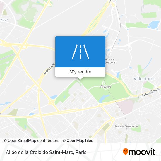 Allée de la Croix de Saint-Marc plan