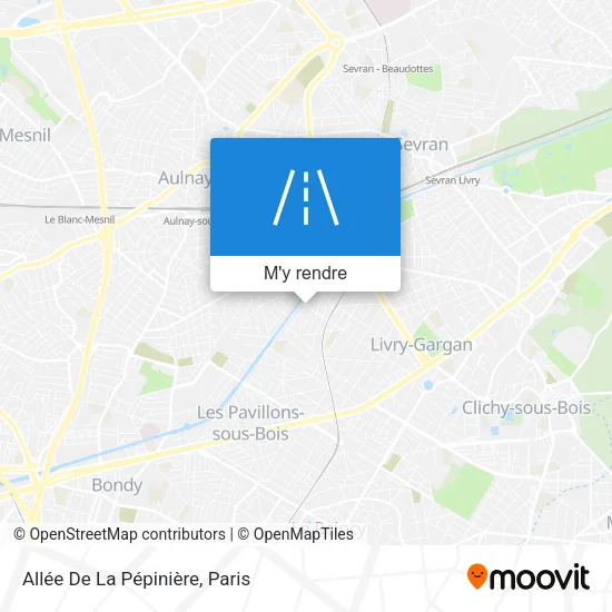 Allée De La Pépinière plan