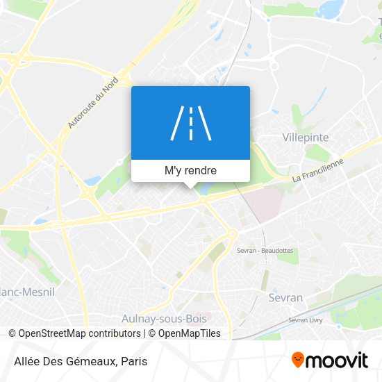 Allée Des Gémeaux plan