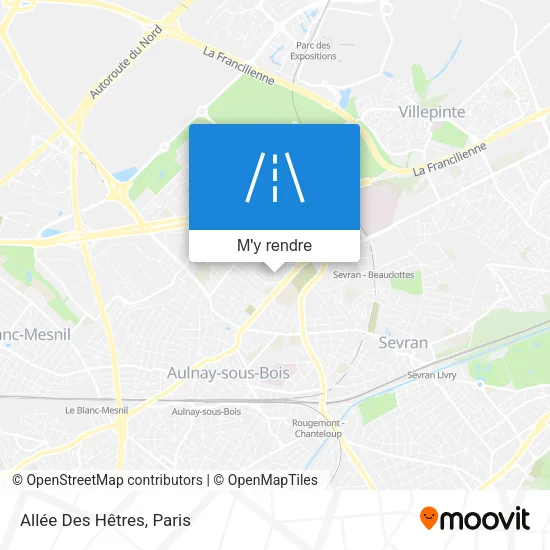 Allée Des Hêtres plan