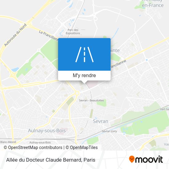 Allée du Docteur Claude Bernard plan