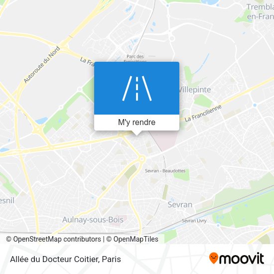 Allée du Docteur Coitier plan
