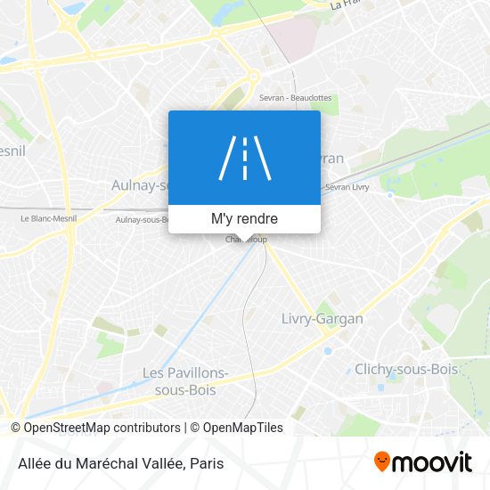 Allée du Maréchal Vallée plan