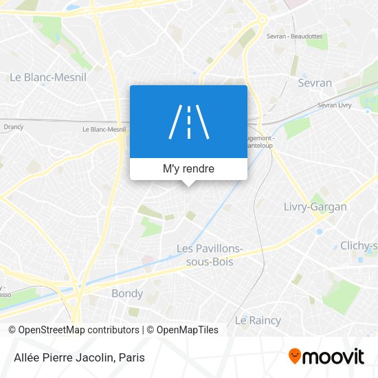 Allée Pierre Jacolin plan