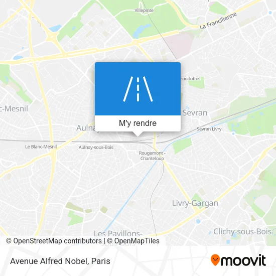 Avenue Alfred Nobel plan