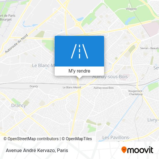 Avenue André Kervazo plan