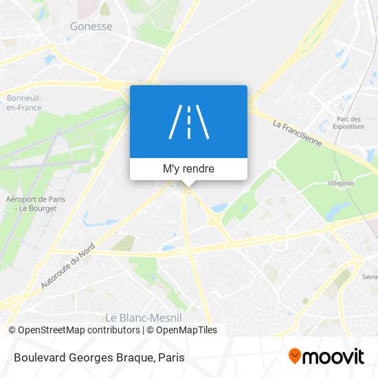 Boulevard Georges Braque plan