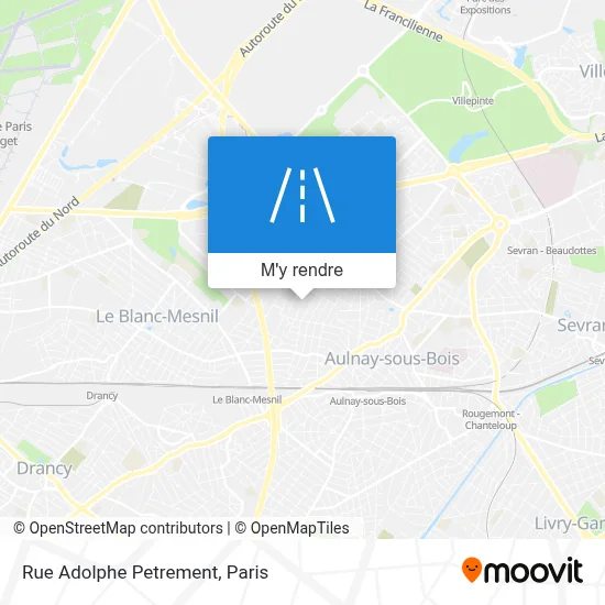 Rue Adolphe Petrement plan