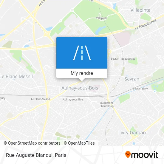 Rue Auguste Blanqui plan