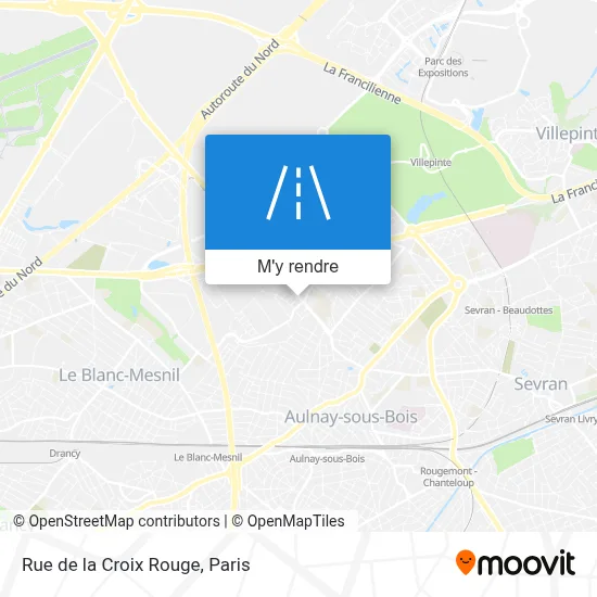 Rue de la Croix Rouge plan