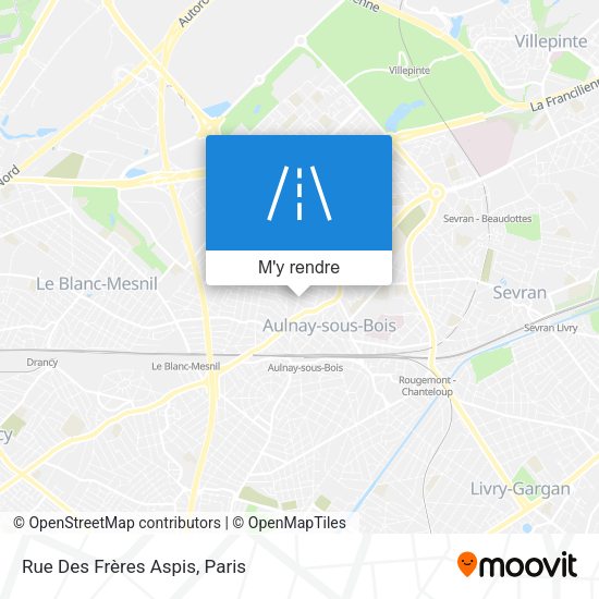 Rue Des Frères Aspis plan