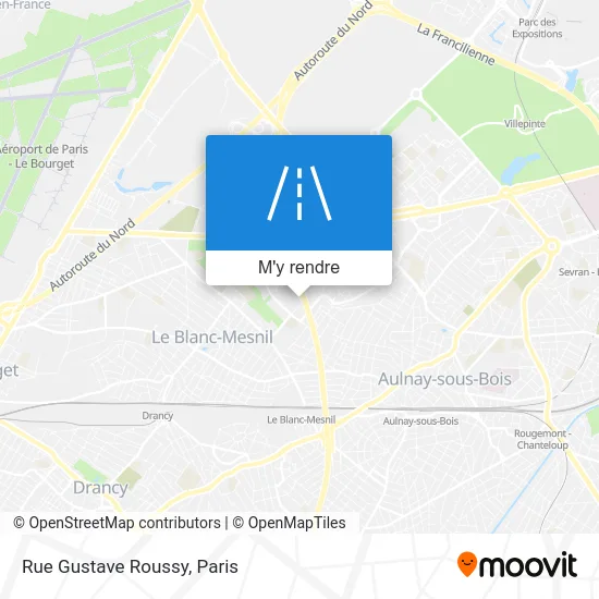 Rue Gustave Roussy plan