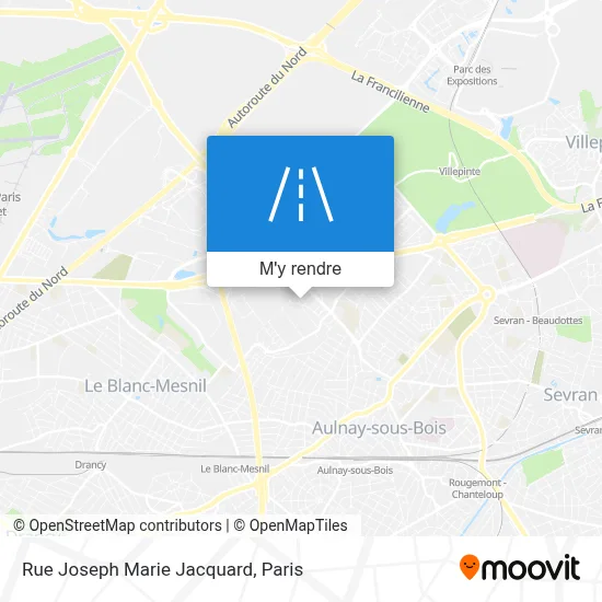Rue Joseph Marie Jacquard plan