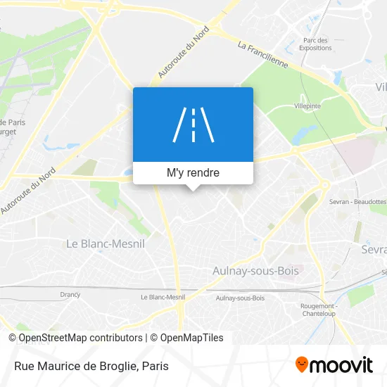 Rue Maurice de Broglie plan