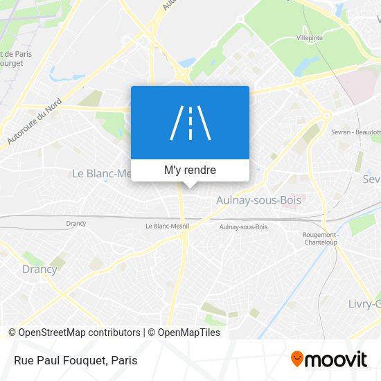 Rue Paul Fouquet plan
