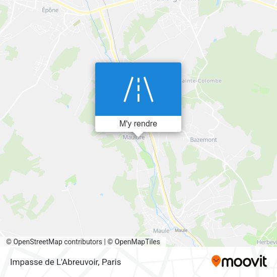 Impasse de L'Abreuvoir plan