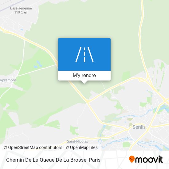 Chemin De La Queue De La Brosse plan