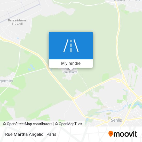 Rue Martha Angelici plan