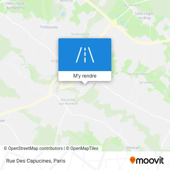 Rue Des Capucines plan