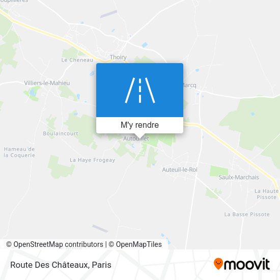 Route Des Châteaux plan