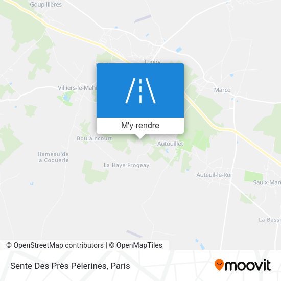 Sente Des Près Pélerines plan