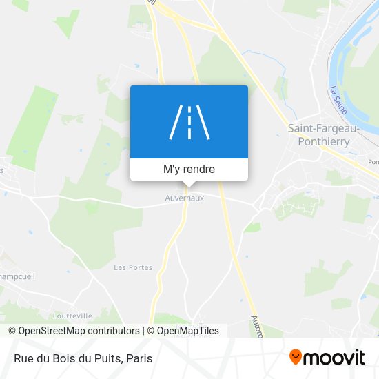 Rue du Bois du Puits plan
