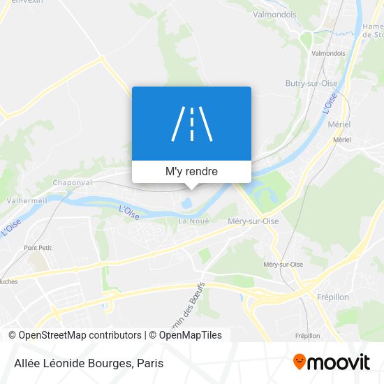 Allée Léonide Bourges plan