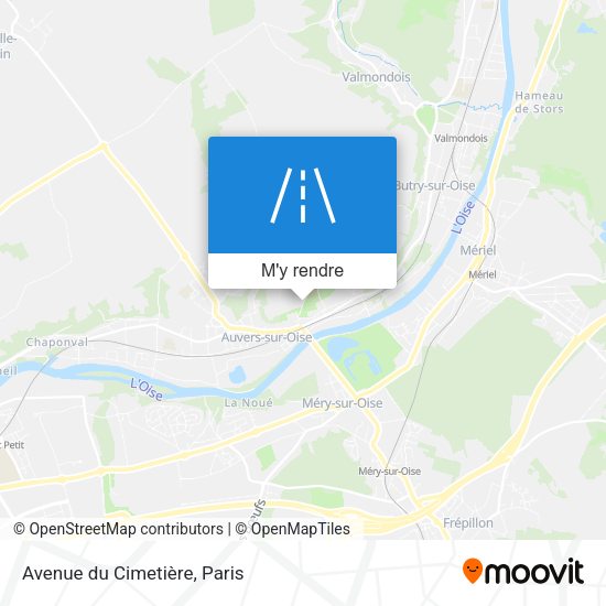 Avenue du Cimetière plan