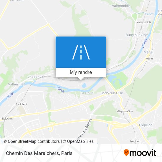 Chemin Des Maraîchers plan