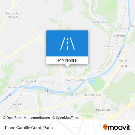 Place Camille Corot plan