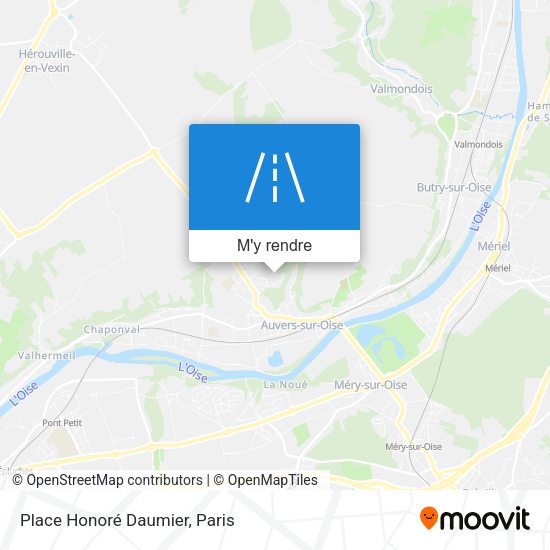 Place Honoré Daumier plan