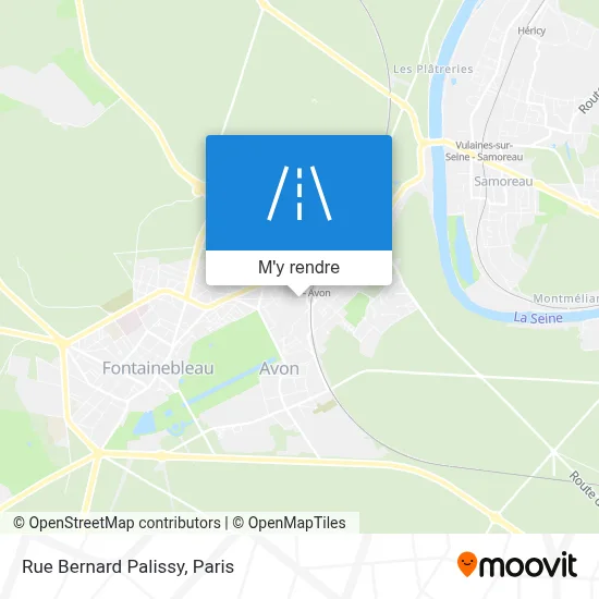 Rue Bernard Palissy plan