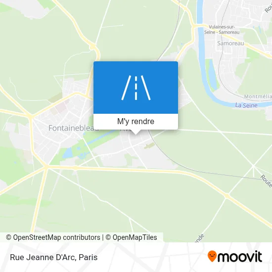 Rue Jeanne D'Arc plan