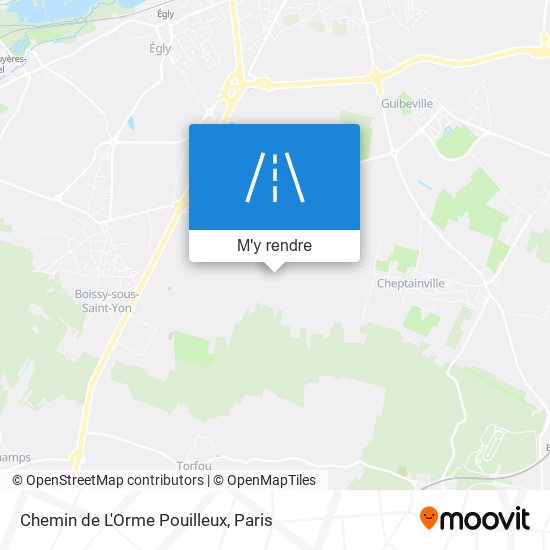 Chemin De L'Orme Pouilleux plan