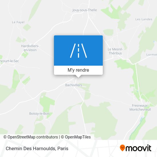 Chemin Des Harnoulds plan