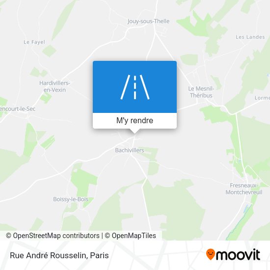 Rue André Rousselin plan