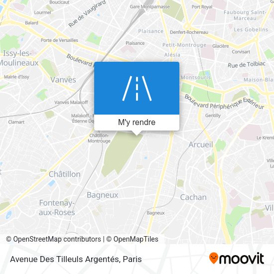 Avenue Des Tilleuls Argentés plan
