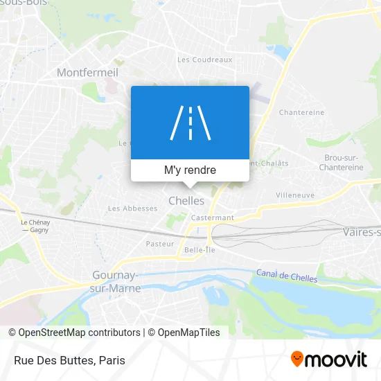 Rue Des Buttes plan