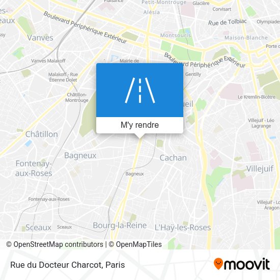 Rue du Docteur Charcot plan
