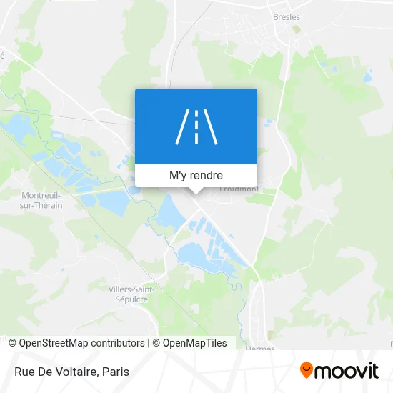 Rue De Voltaire plan